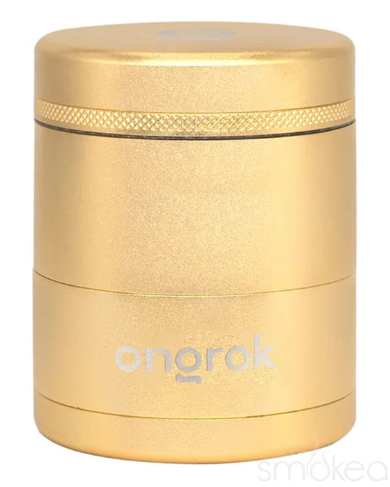 ONGROK Flower Petal Toothless Aluminum Storage Grinder