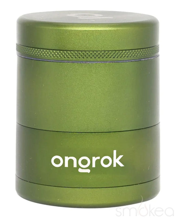ONGROK Flower Petal Toothless Aluminum Storage Grinder