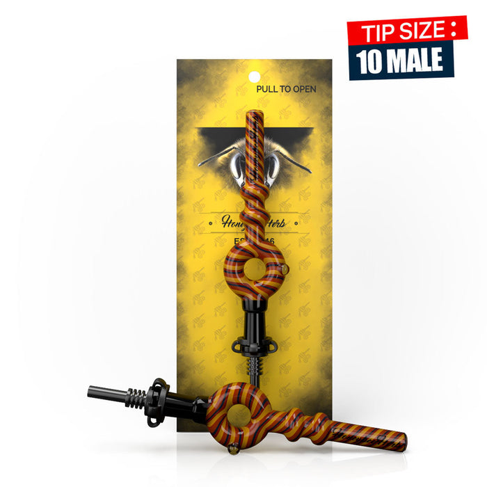 DONUT SWIRL STRIPPED NECTAR COLLECTOR