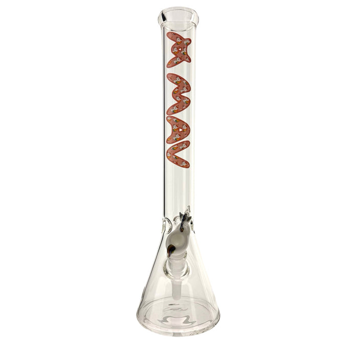 18" MAV Unicorn Logo Beaker Bong + Empire Glassworks Unicorn
