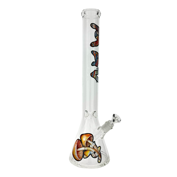 18" MAV Shroom Trip Logo Beaker Bong