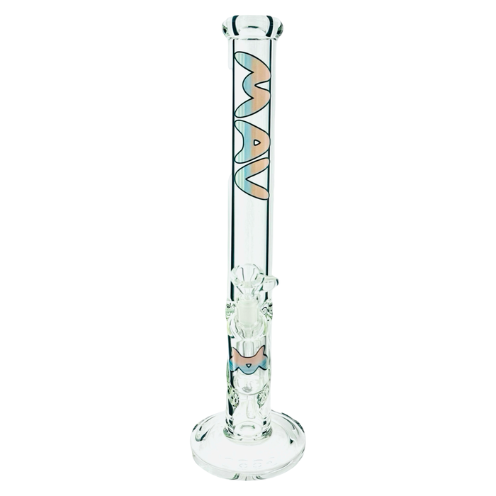18" x 9mm Vice 2.0 Slab straight Bong + Ash Catcher Combo