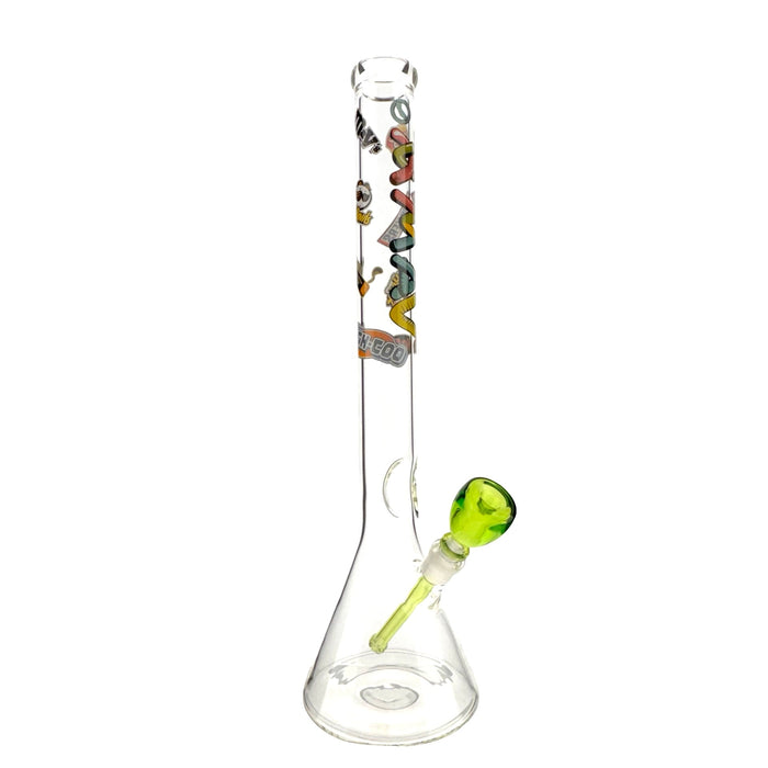 21" Tall 50 by 5MM Beaker Bong Tall Neck Munchies type