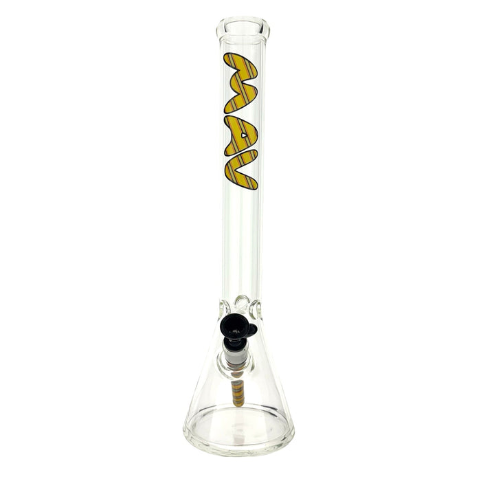 18" 5mm Classic Beaker Bong wigwag stem match hike