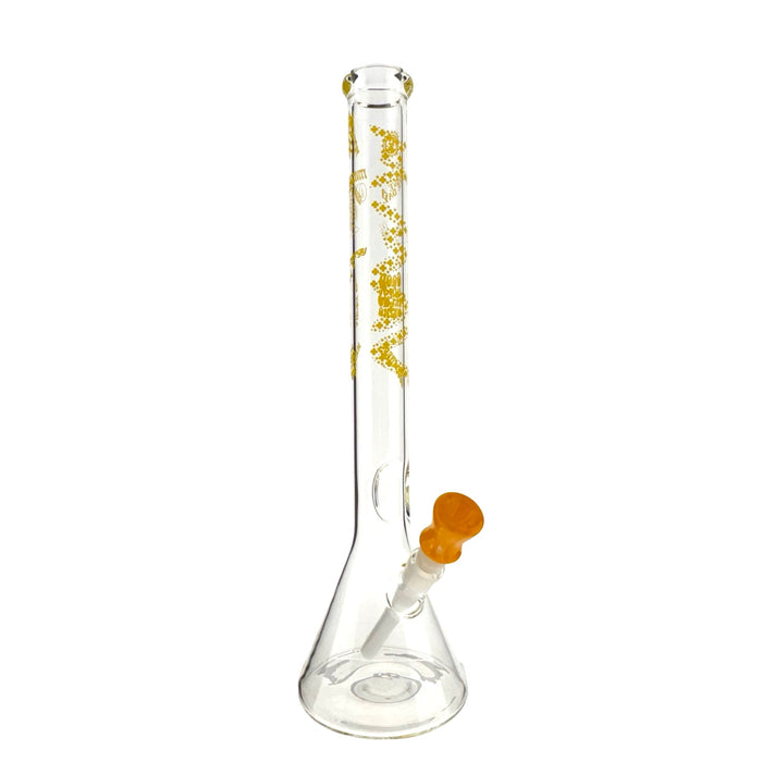 21" Tall 50 by 5MM Beaker Bong Tall Neck Positive Mushroom Type