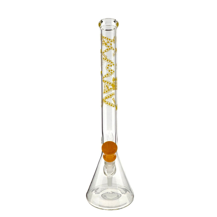 21" Tall 50 by 5MM Beaker Bong Tall Neck Positive Mushroom Type