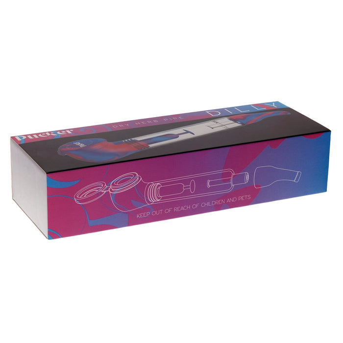 Pucker Dilly Smoking Water Pipe - Psychedelic