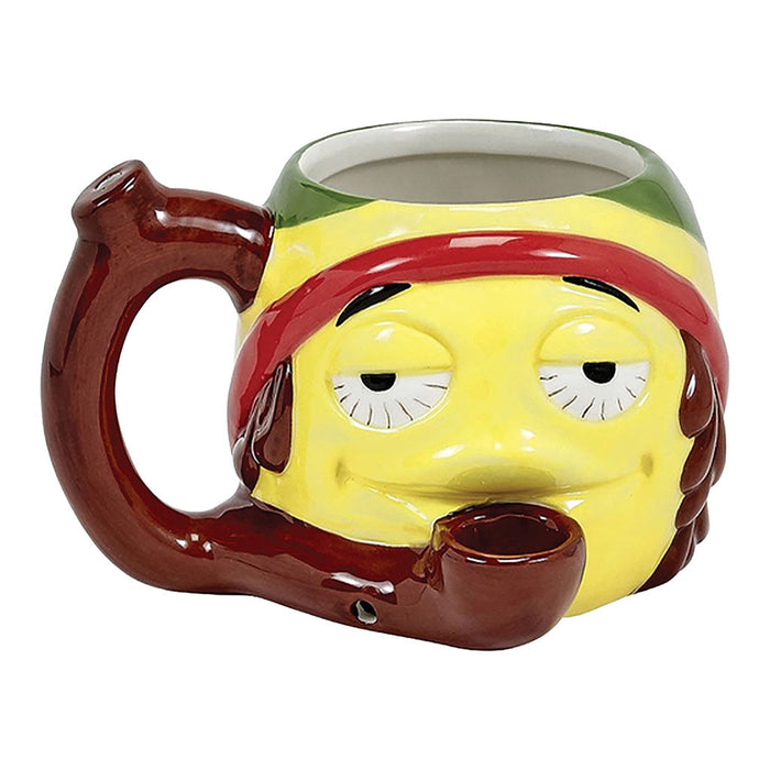 RASTA STONED EMOJI PREMIUM ROAST & TOAST PIPE MUG