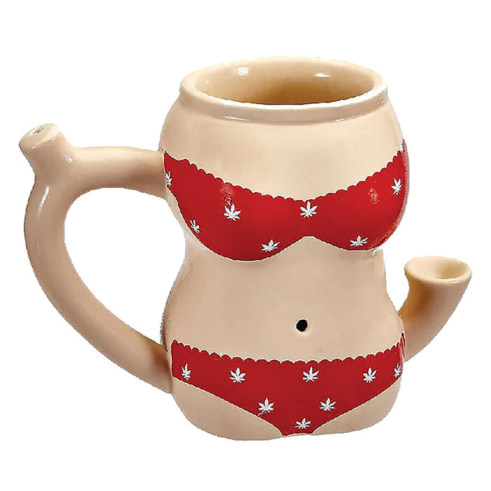 RED BIKINI PREMIUM ROAST & TOAST PIPE MUG