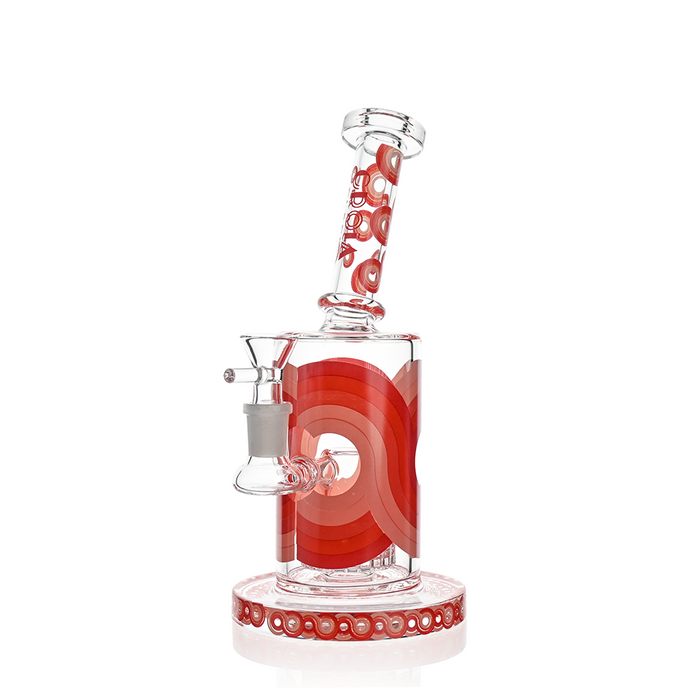 Retro Scientific Bong with Matrix Perc | Croia Glass