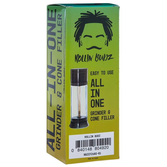 Rollin Budz All in One Grinder & Cone Filler