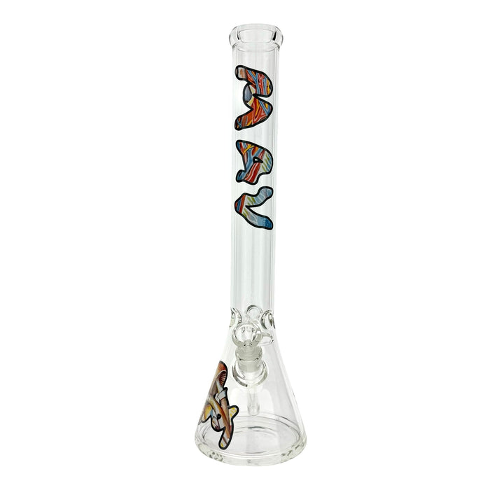 18" MAV Specialty Decal slab Logo Beaker Bong collection
