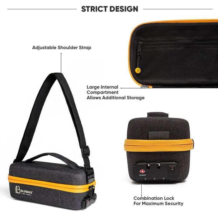 BULLDOG Smell Proof Stash Bag with Lock & Accessories | BlueBus Fine Tools