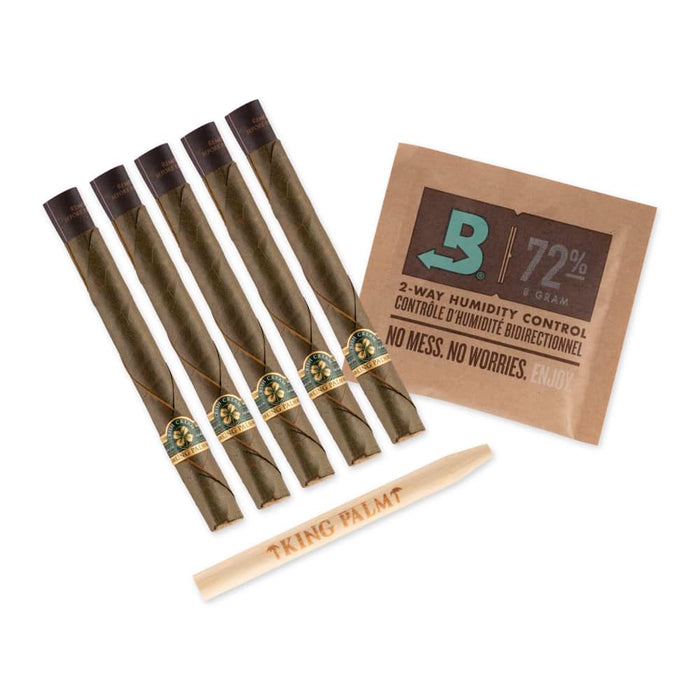 King Palm 5pk Mini Flavored Leaf Tubes – 15ct Display