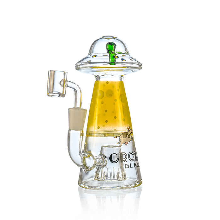 UFO Alien Dab Rig with Showerhead Perc | Croia Glass