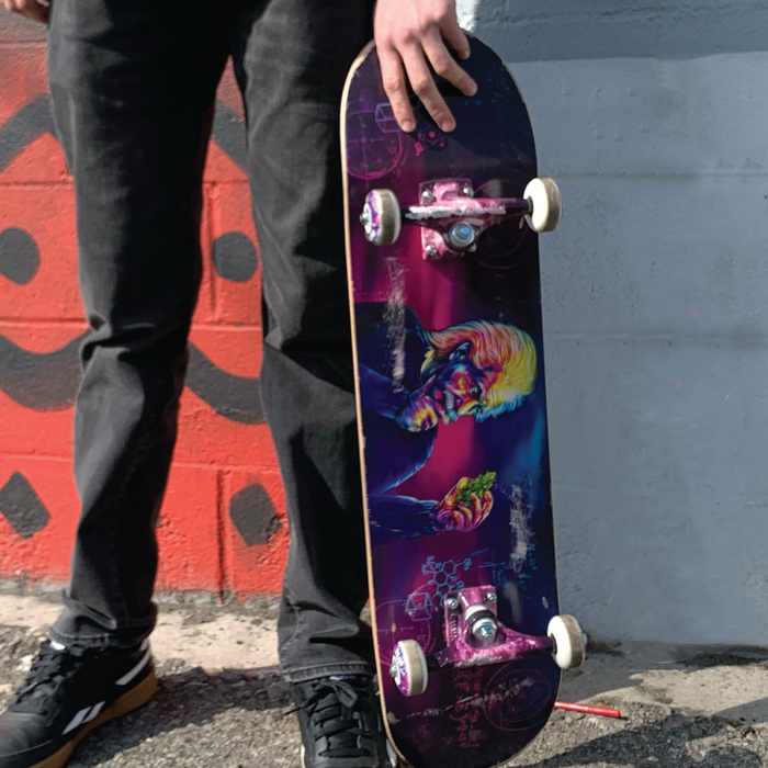 T=HC2 Skateboard Deck + Rolling Tray