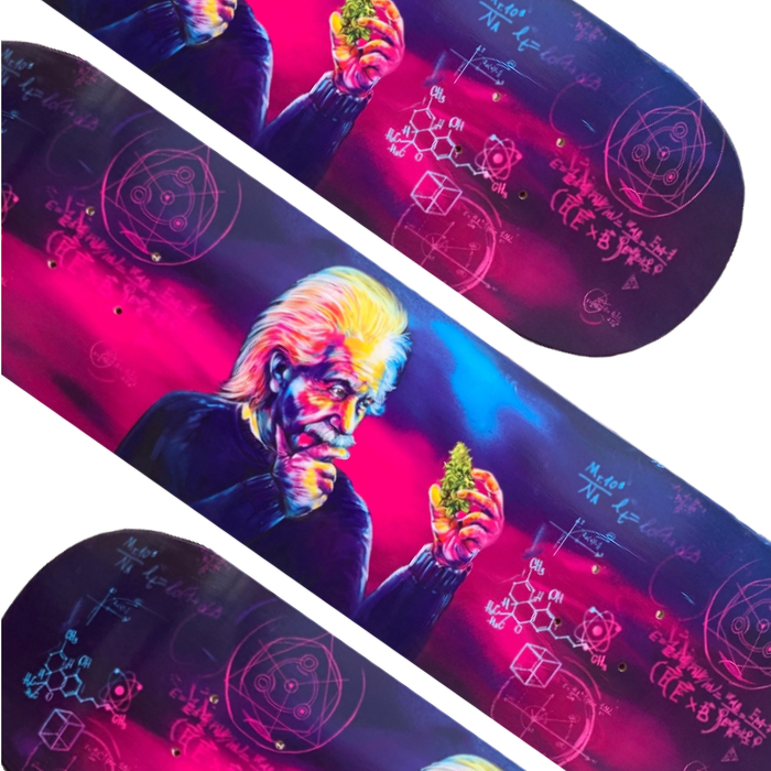 T=HC2 Skateboard Deck + Rolling Tray