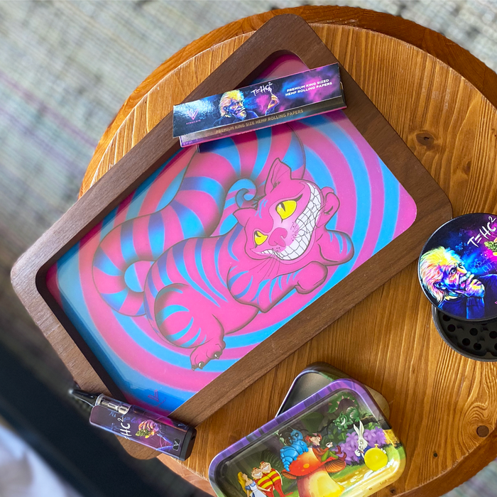 Filthy Genius 3D High Def Wood Rollin' Tray