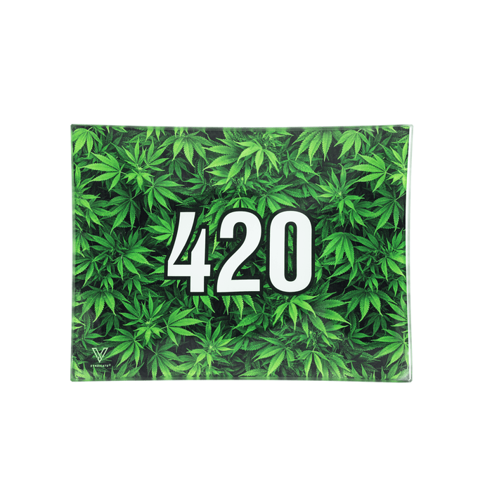 420 Green Glass Rollin'  Tray