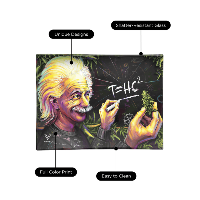 T=HC2 Higher Education Glass Rollin' Tray