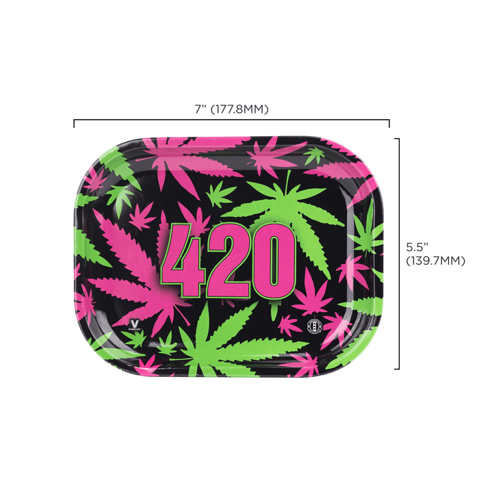 420 Retro Metal Rollin' Tray