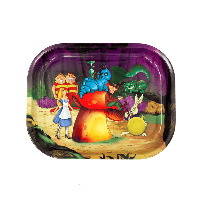 Alice Mushroom Metal Rollin' Tray