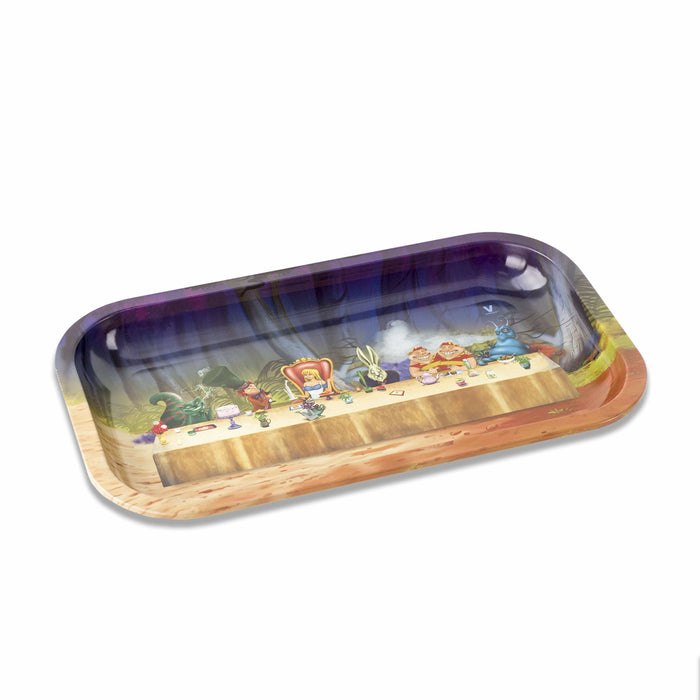 Alice Tea Party Metal Tray