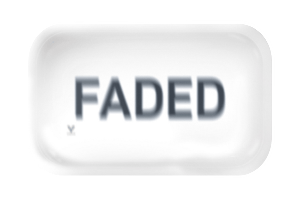 Faded Metal Rollin' Tray