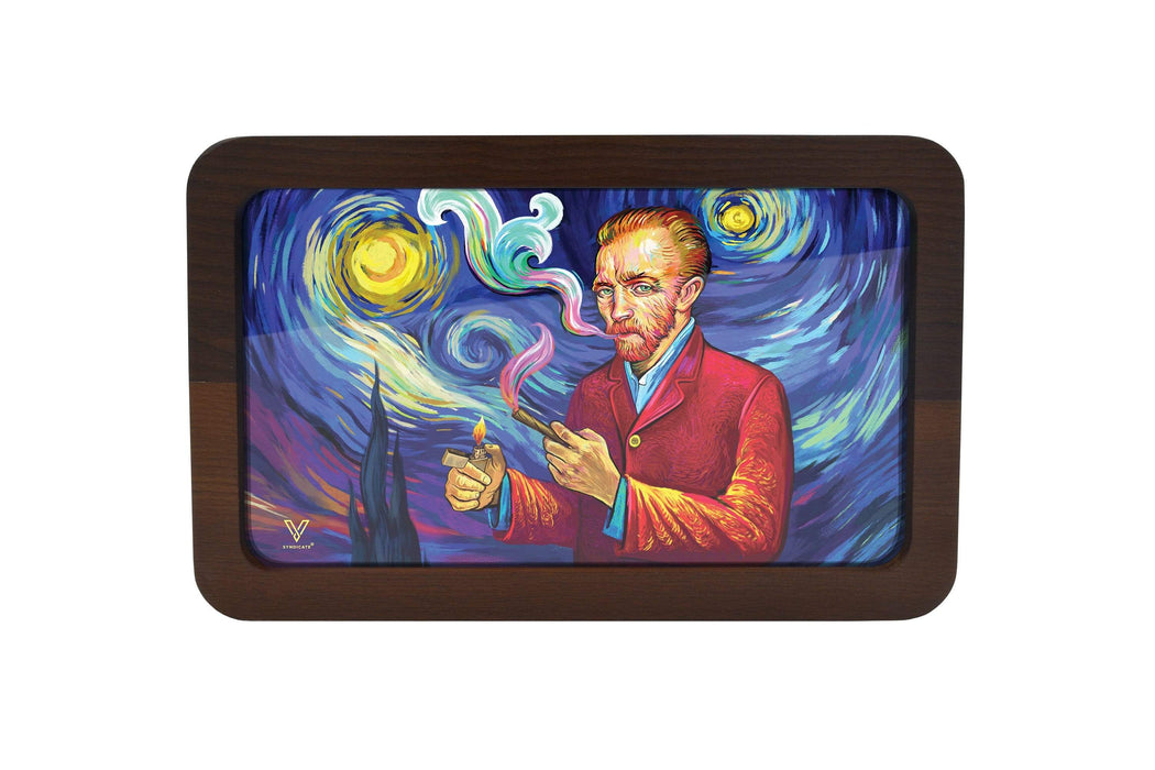 Smoky Night 3D High Def Wood Rollin' Tray