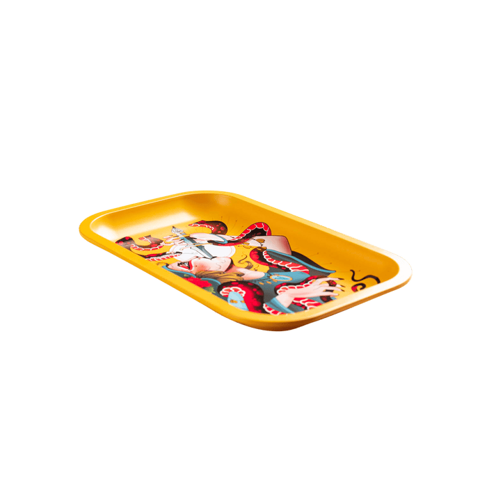 Serpentine Metal Rollin' Tray