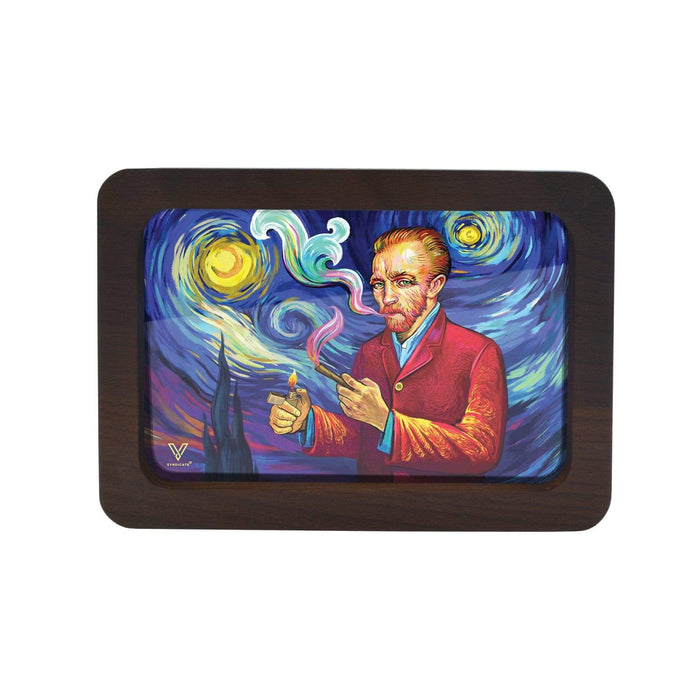 Smoky Night 3D High Def Wood Rollin' Tray