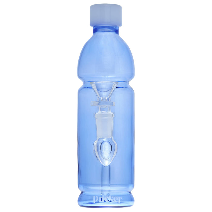 Pucker Canteen Water Smoking Bong  Pipe - Blue  5mm