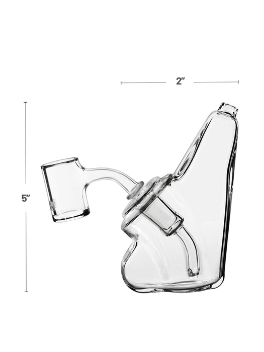 GRAV® Wedge Bubbler Rig - Clear