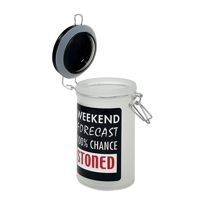 WEEKEND FORECAST STORAGE JAR