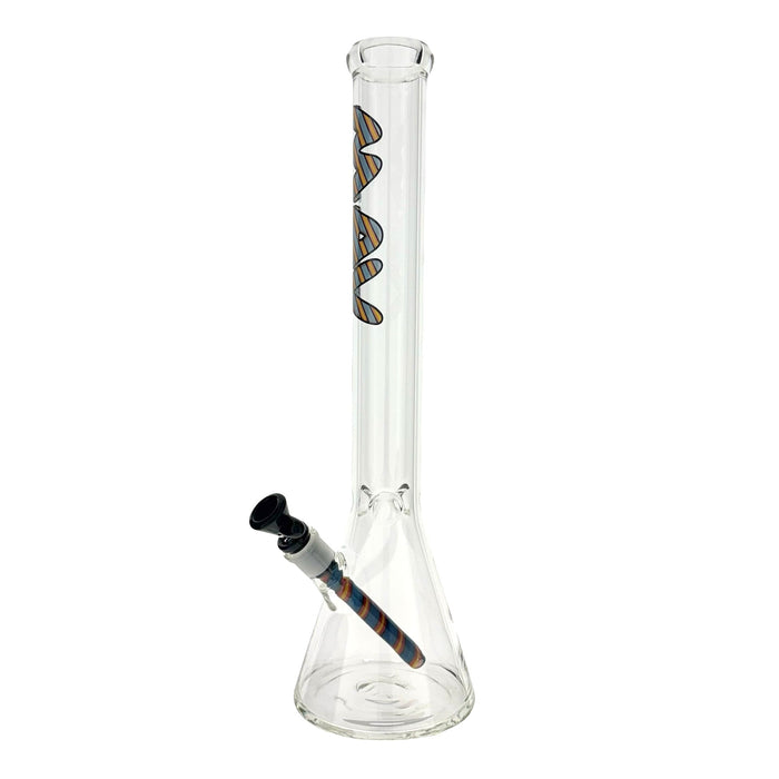 18" 5mm Classic Beaker Bong WigWag Stem Match