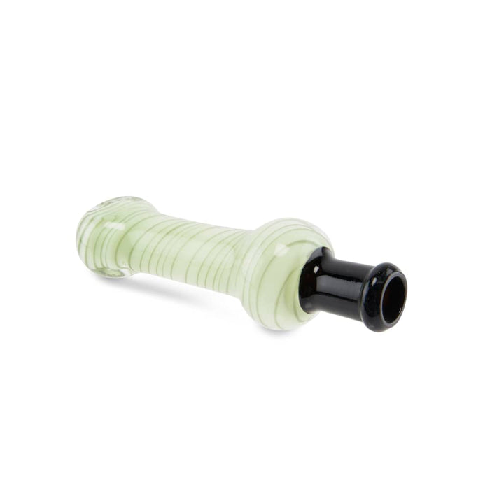 Glass 3.5” Flat Mouth Nectar Collector w/ 10mm Tip – Spiral Mix