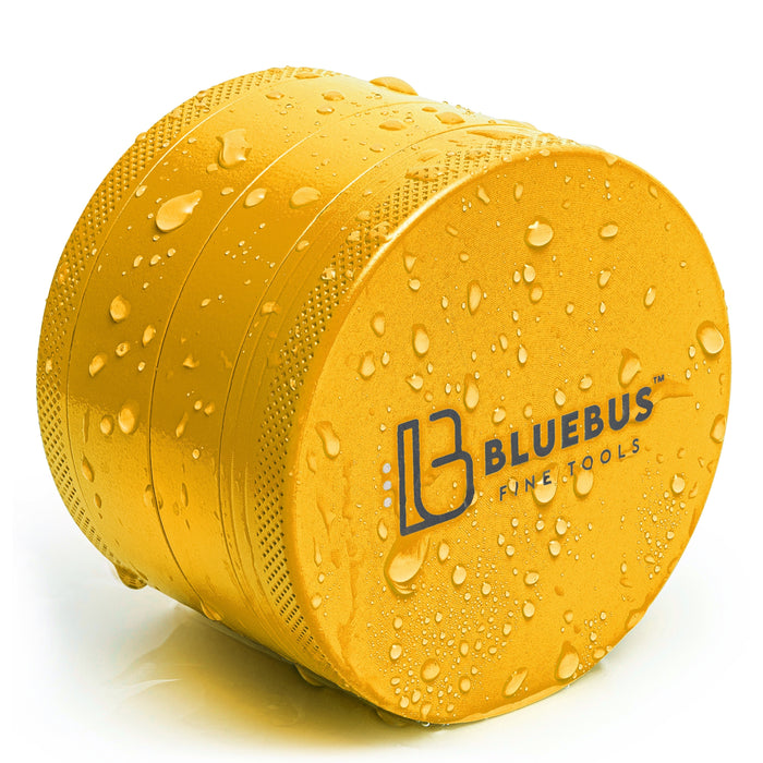 GC 4-Piece Ceramic Herb Grinder – 2.5-Inch Yellow | BlueBus Fine Tools