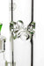 18" Ghost thick glass Thriple Flat Diffuser water bong - Bong Outlet.Com