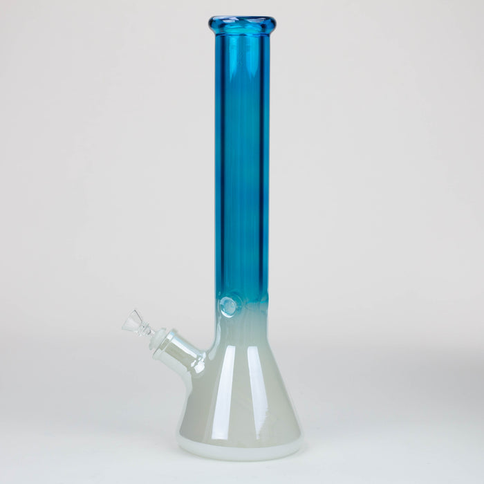 16" Electroplated Gradient Classic beaker 9 mm glass bong [WP187]