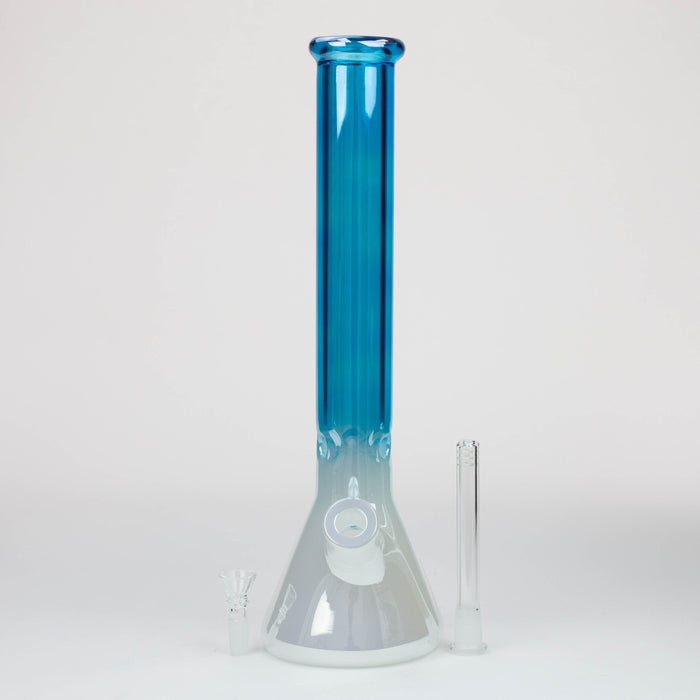 16" Electroplated Gradient Classic beaker 9 mm glass bong [WP187]