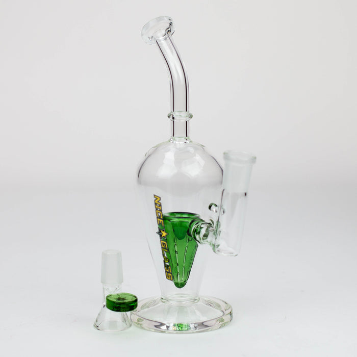 NG-8 inch Cone Perc Reverse Triangle Bubbler [N8007]