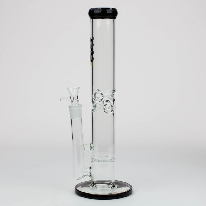 15" H2O Honeycomb diffuser Glass water bong [H2O-31]