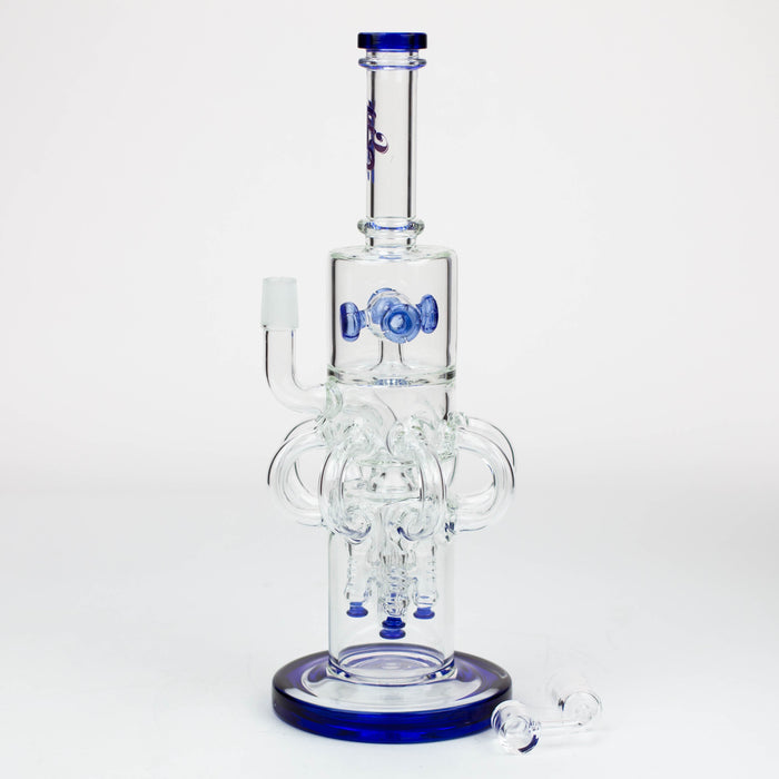 15" H2O  Glass water recycle bong [H2O-20]