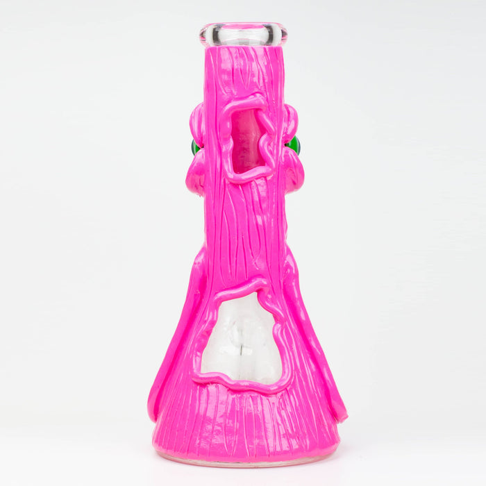 12.5"  Resin 3D artwork 7mm glass beaker water bong [TS103]