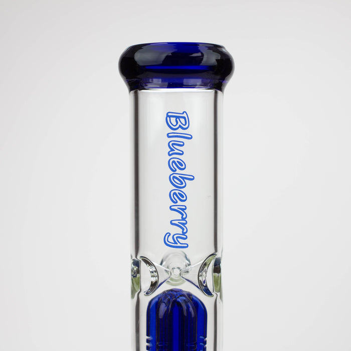 Blueberry-15 inch Double Tree Perc Beaker [S387]