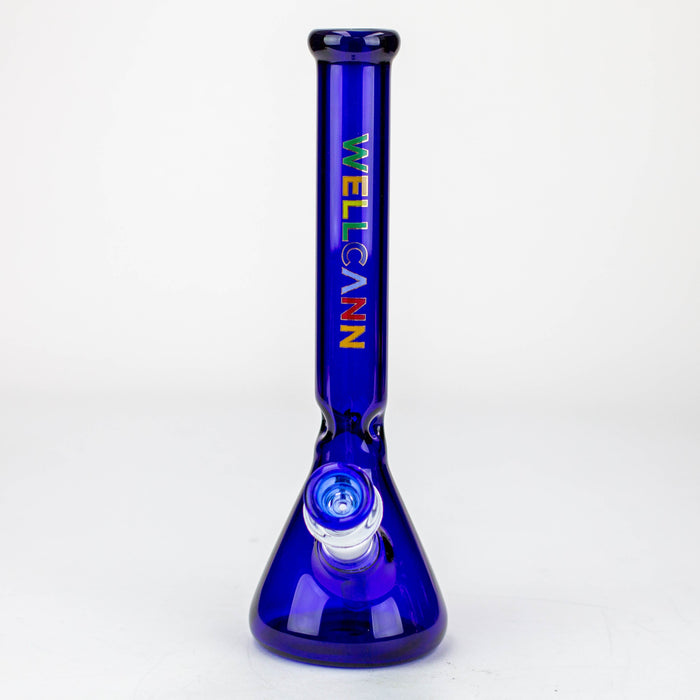 WellCann- 12" Color beaker glass water bong