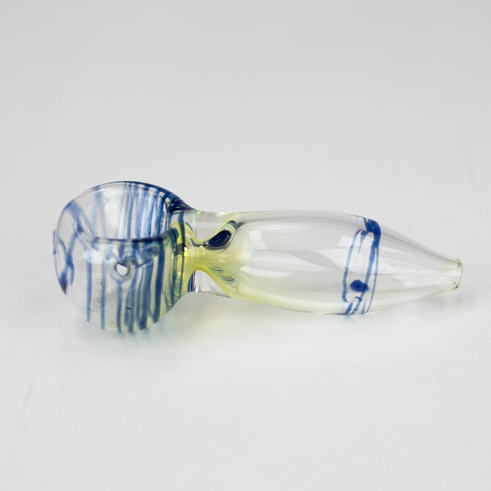 3" glass hand pipe Pack of 2