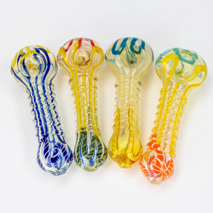 4.5" softglass hand pipe Pack of 2 [9678]