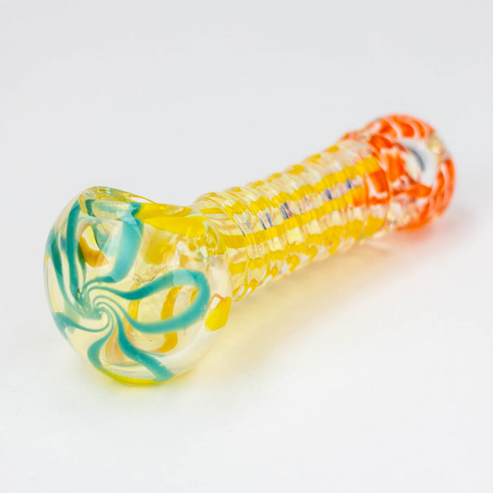 4.5" softglass hand pipe Pack of 2 [9678]