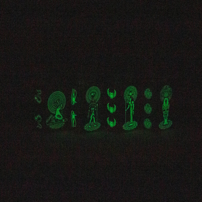 7.5" Glow in the dark Juicy box Rigs SP2070 - Egyptian